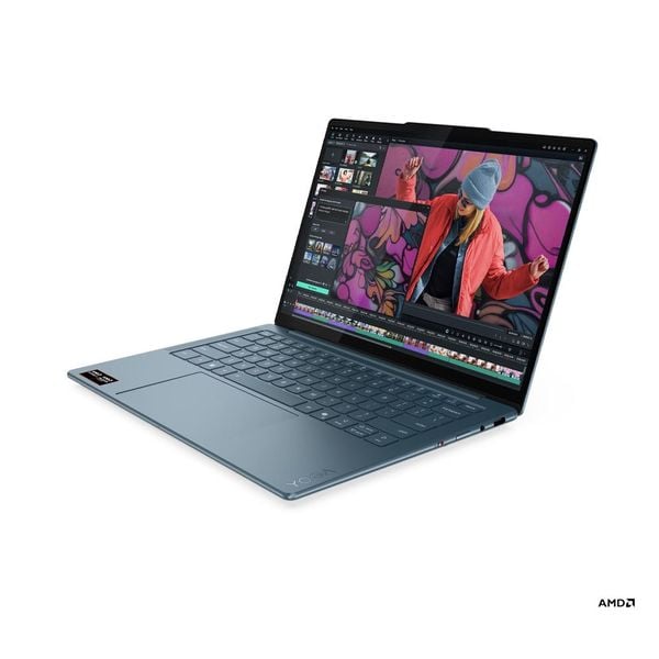 Laptop Lenovo Yoga Slim 7 14AKP10 83JY006PVN (AMD Ryzen AI 7 350 | Integrated AMD Radeon 860M Graphics | 14 inch 2.8K WQXGA+ | 32GB | 1TB | Windows 11 Home + Microsoft Office Home 2024 + Microsoft 365 Basic  | Xanh)