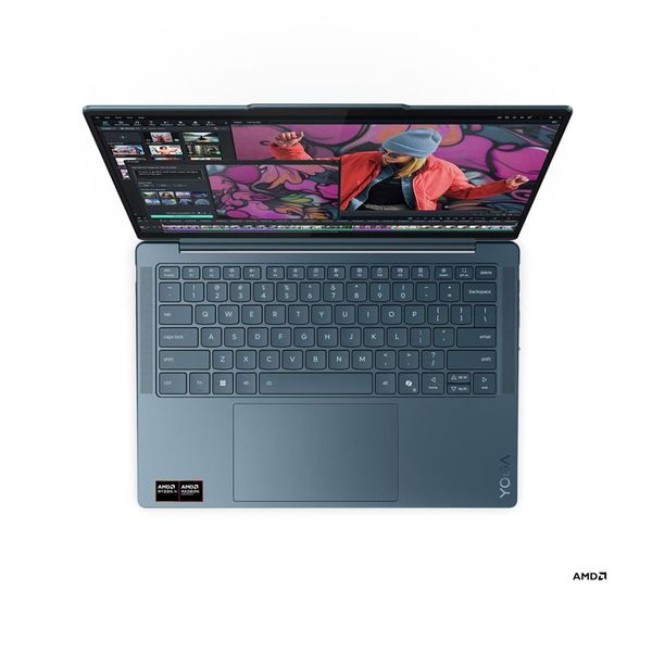 Laptop Lenovo Yoga Slim 7 14AKP10 83JY006PVN (AMD Ryzen AI 7 350 | Integrated AMD Radeon 860M Graphics | 14 inch 2.8K WQXGA+ | 32GB | 1TB | Windows 11 Home + Microsoft Office Home 2024 + Microsoft 365 Basic  | Xanh)