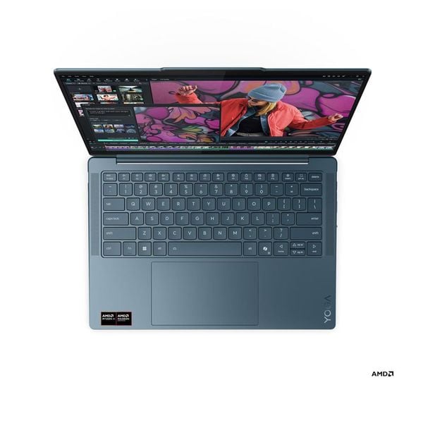 Laptop Lenovo Yoga Slim 7 14AKP10 83JY006PVN (AMD Ryzen AI 7 350 | Integrated AMD Radeon 860M Graphics | 14 inch 2.8K WQXGA+ | 32GB | 1TB | Windows 11 Home + Microsoft Office Home 2024 + Microsoft 365 Basic  | Xanh)