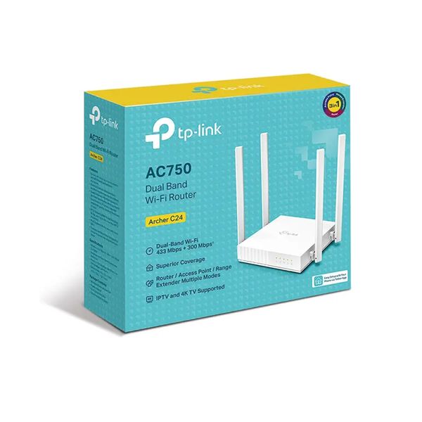 Bộ phát wifi TP-Link Archer C24 tốc độ AC750Mbps