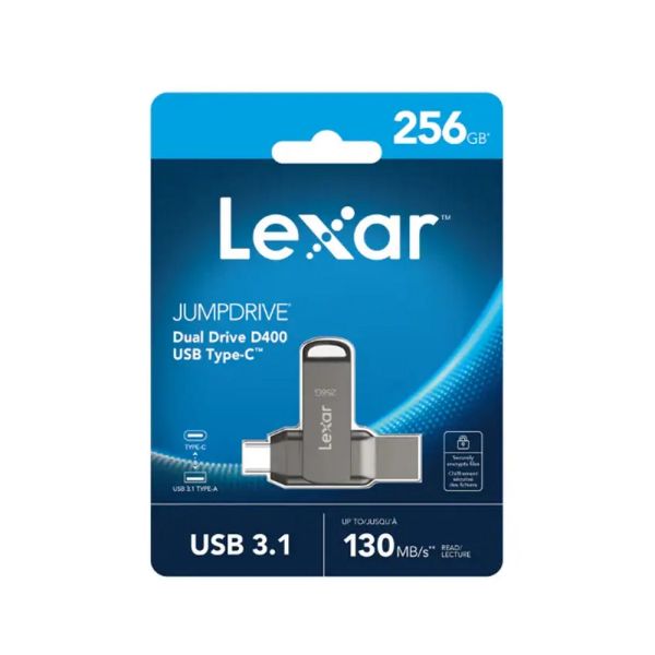 USB Lexar JumpDrive D400 256GB USB-C LJDD400256G-BNQNG
