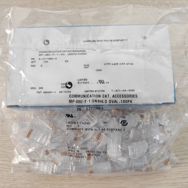 Hộp đầu mạng Commscope/AMP RJ45 Cat6 UTP (100c)