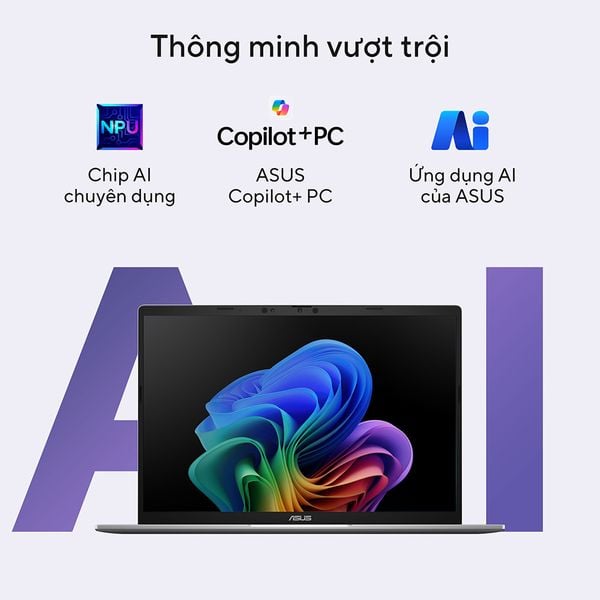 Laptop Asus Vivobook S14 S3407QA-SF043WS (Snapdragon X  X1 26 100 | 16GB | 512GB | Qualcomm Adreno | 14 inch FHD OLED | Win 11 | Office  Xám)