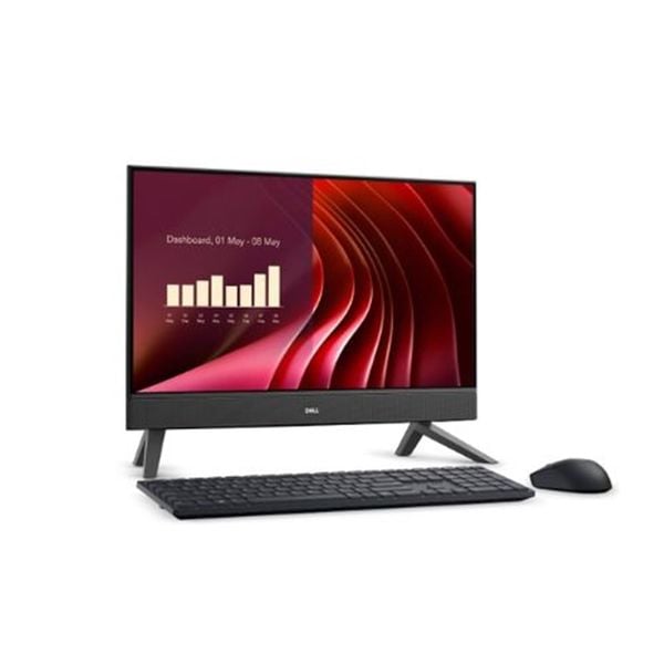 Máy tính bàn All in One Dell EC24250 DR93T5 (Intel Core i5-1334U(10*3.4) | 8G DD5 | 512SSD | 23.8FHD | Camera | SP/BT | KB/M | W11SL+OFFICE2024 | ĐEN/1Yr)