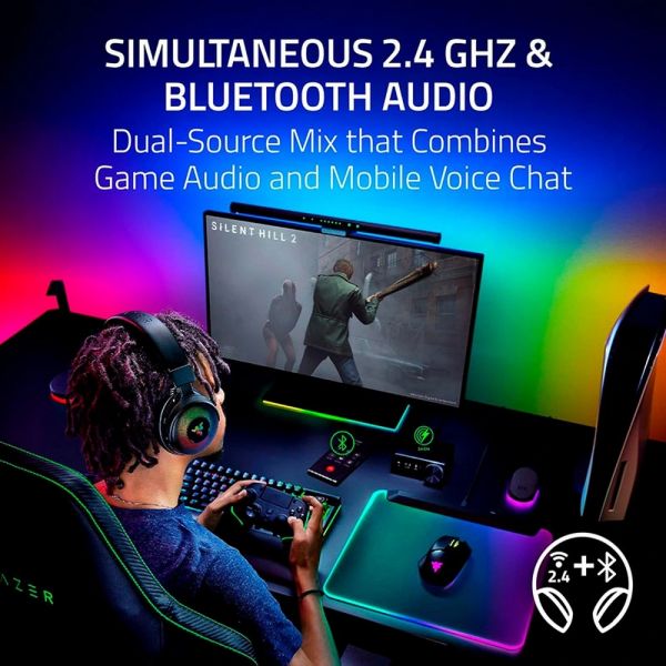 Tai nghe Razer Kraken V4 Pro OLED Control Hub