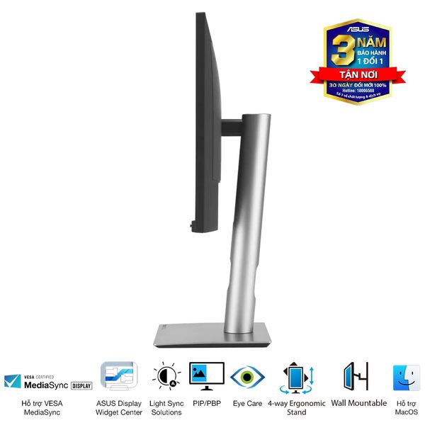 Màn Hình Đồ Họa ASUS ProArt PA278QGV (27 inch - IPS - 2K - 120Hz - 5ms - Speaker)
