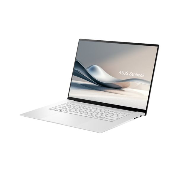 Laptop ASUS Zenbook S 16 UM5606KA-RK127WS (AMD Ryzen AI 7 350 Processor 2.0GHz | 24GB | 1TB | AMD Radeon | 16 inch 3K OLED | Win 11 | Office | Trắng)