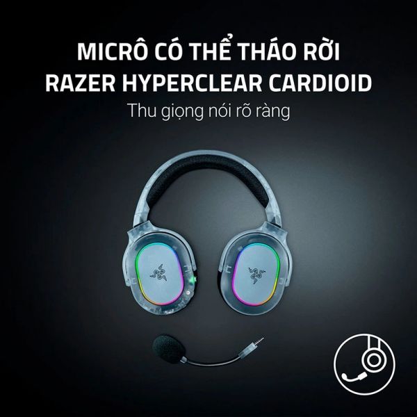 Tai nghe Razer Barracuda X Chroma Phantom White Edition