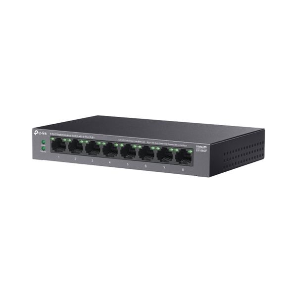 Switch Để Bàn Gigabit 8 Cổng với 8 Cổng PoE+ LS108GP