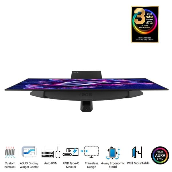 Màn Hình Gaming ASUS ROG Strix OLED XG32UCWMG (31.5 inch - WOLED - 4K - 240Hz - 0.03ms)