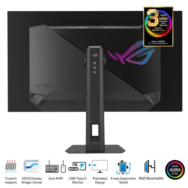 Màn Hình Gaming ASUS ROG Strix OLED XG32UCWMG (31.5 inch - WOLED - 4K - 240Hz - 0.03ms)