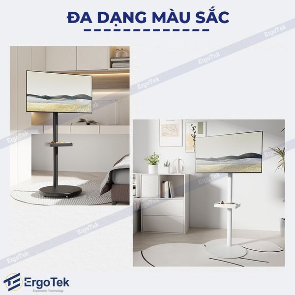 Gía treo màn hình di động ERGOTEK E2190 - màu trắng ( 17-35 inch )
