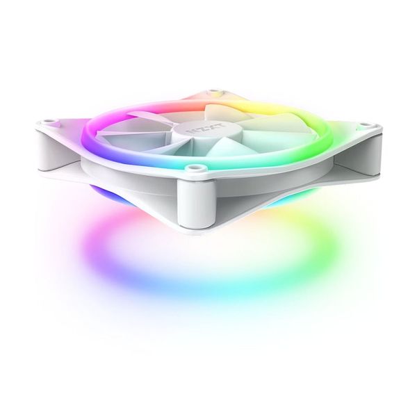 Fan case NZXT F120RGB Duo - 120mm Dual-sided RGB Fan - Single Pack White(RF-D12SF-W1)