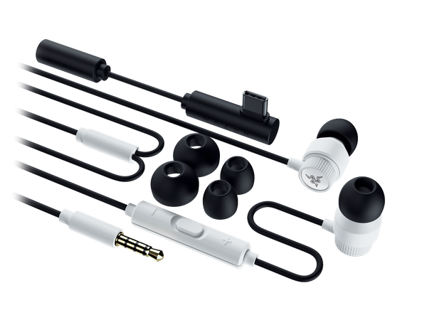 Tai nghe Razer Hammerhead V3 White