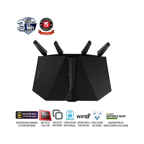 Router Gaming ASUS RT-AX82U (Wifi 6, AX5400)