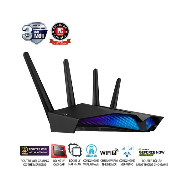 Router Gaming ASUS RT-AX82U (Wifi 6, AX5400)