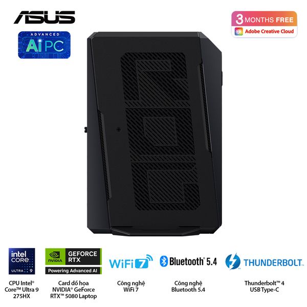Bộ PC ASUS NUC RNUC15JNK RNUC15JNK7X569A0 (U7 255HX | 16GB (2x8GB) DDR5-6400 | 1TB Gen4 NVMe  | Wifi7 | RTX 5060 | Win11 ) - hỗ trợ OpenClaw, NemoClaw
