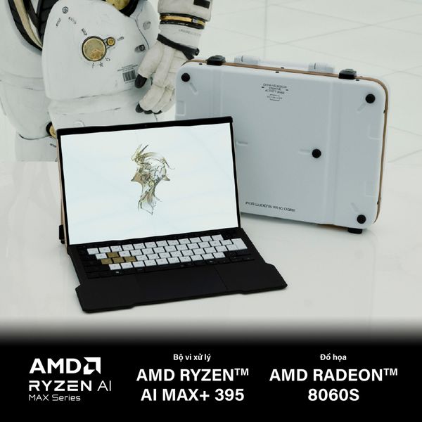 Laptop ASUS ROG Flow Z13 GZ302EAC-RU184WS (AMD Ryzen AI MAX+ 395 Processor 3.0GHz | 13.4 inch 2.5K IPS | Cảm ứng | 128GB | 1TB | Win 11 | Office)