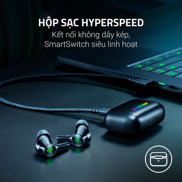 Tai nghe Razer Hammerhead V3 X HyperSpeed