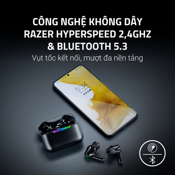 Tai nghe Razer Hammerhead V3 X HyperSpeed