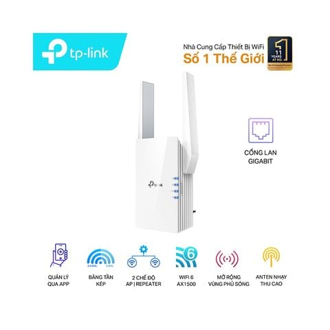 Bộ Mở Rộng Sóng Wi-Fi TP-Link RE505X  AX1500