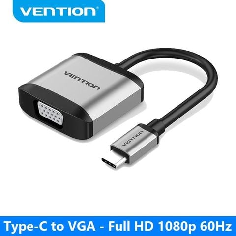 Cáp chuyển đổi Vention Type C sangVGA Vention (Alumium) 15cm TDBHB