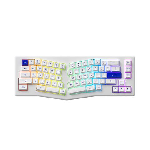 Bàn phím cơ AKKO ACR Pro Alice Plus - Spray paint White (Hotswap - RGB - AKKO CS switch Crystal)