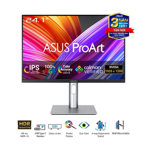 Màn hình ASUS ProArt PA248CRV (24.1 inch/FHD/WUXGA/IPS/75Hz/5ms)