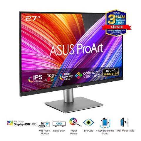 Màn hình ASUS ProArt PA279CRV (27 inch/UHD/UHD/IPS/60Hz/5ms)