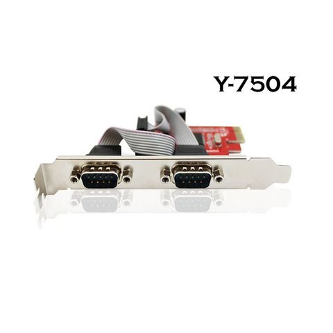 Card PCI-e to 2 cổng Com (RS232) Unitek Y-7504