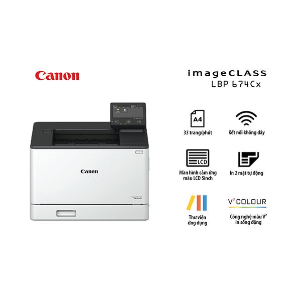 Máy In Canon LBP 674 CX - Laser màu đơn năng