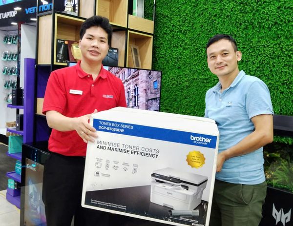 Máy in Brother DCP-B7620DW - in trắng đen đa năng không fax