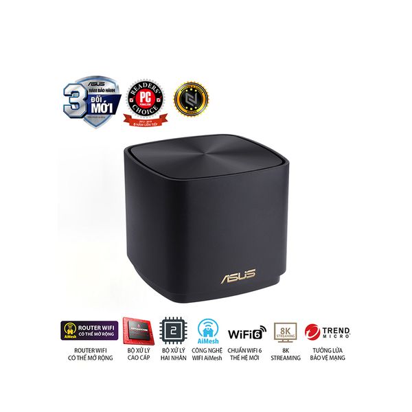 Bộ phát wifi mesh Asus XD4S (B-2-PK) chuẩn AX1800