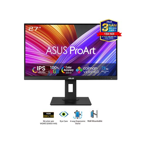 Màn hình ASUS ProArt PA278QEV (27 inch/WQHD/IPS/75Hz/5ms)