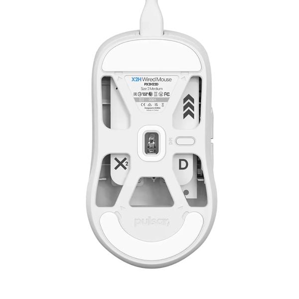 Chuột có dây Pulsar X2H Wired Medium White