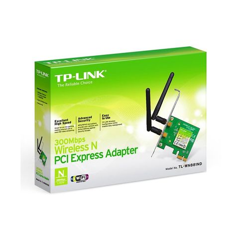 Bộ Chuyển Đổi Không Dây TP-Link TL-WN881ND PCI Express Chuẩn N Tốc Độ 300Mbps