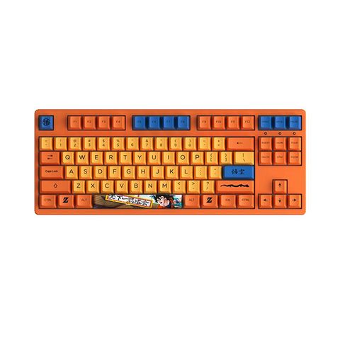 Bàn phím cơ AKKO 3087 RF Dragon Ball Z - Goku (AKKO switch v3 - Cream Yellow)