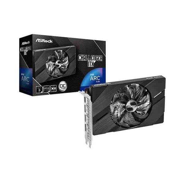 VGA  ASROCK ARC 380 Challenger ITX 6GB OC GDDR6 (Intel A380 GPU)
