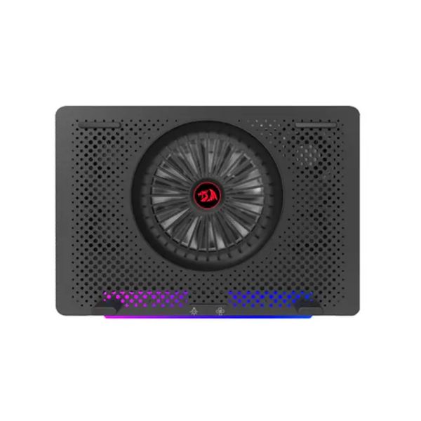 Đế tản nhiệt Laptop REDRAGON 15in 5FAN LED RGB+Gía ĐT Black IVY GCP500