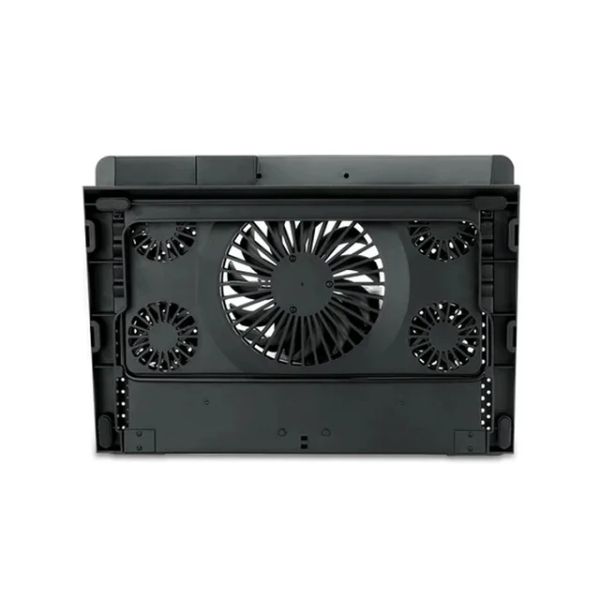Đế tản nhiệt Laptop REDRAGON 15in 5FAN LED RGB+Gía ĐT Black IVY GCP500