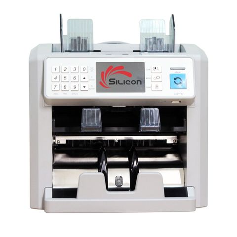 Máy đếm siêu giả và phân loại tiền 2 ngăn Silicon MC-8PLUS