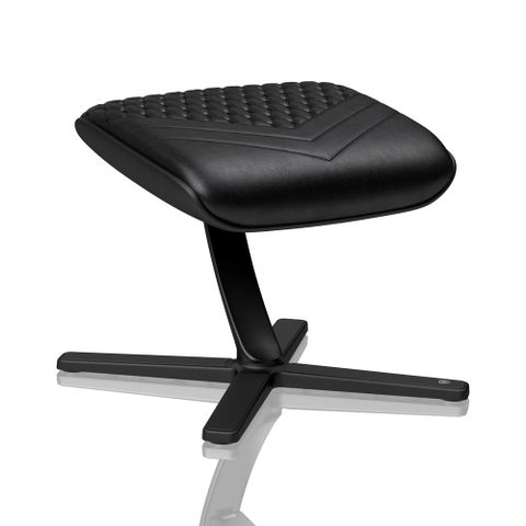 Kê chân cho Ghế NobleChairs FootRest Real Leather Black