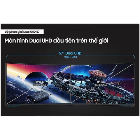 Màn Hình Gaming SAMSUNG Odyssey Neo G9 G95NC LS57CG952NEXXV (Cong - 57 inch - VA - DUHD - 240Hz - 1ms)