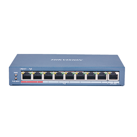 Switch POE HIKVISION DS-3E0109P-E(C) 8 cổng