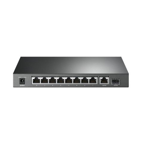 Switch để bàn 10 cổng Gigabit với 8 cổng PoE+ TL-SG1210P