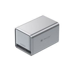 NAS Thiết Bị Lưu Trữ Mạng ORICO 2 Bay - MetaCube - TS200-EU-GY-BP
