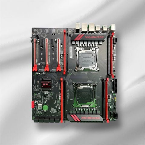 Bo mạch chủ Mainboard JGINYUE X99-8D4/2.5G (V1.41 version) dual circuit
