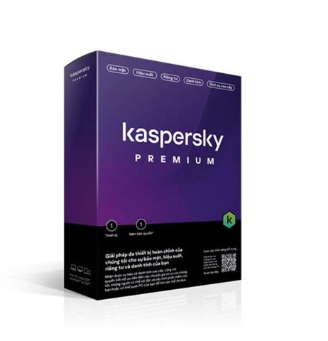 Phần Mềm Diệt Virus Kaspersky Premium +Customer Support SEA 5-Dvc 1Y (KL10474DEFS) (5 thiết bị - 1 năm)