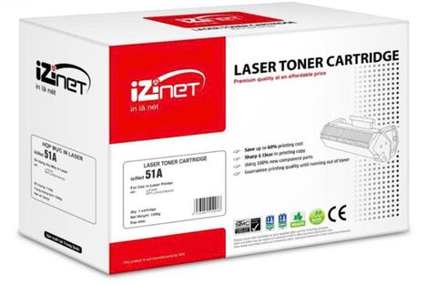 Hộp mực in Laser iziNet (có CHIP) 435A/436A/285A 312/313/325 - Dành cho máy in HP Lj P1005/P1006/P1505 HP Lj P1102/P1102W. HP MFP Lj M1120/M1522. HP MFP Lj M1132/M1212nF. Canon LBP 3050/3100/3150/3250. Canon LBP 6000/6018/6020/6030/6030w. Canon MF3