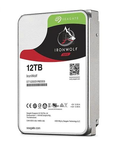 Ổ cứng Seagate Ironwolf 12TB NAS SATA 7200rpm 256MB cache (ST12000VN0008)
